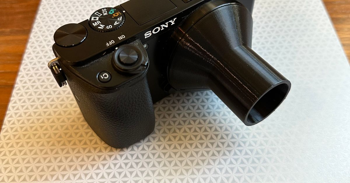 Sony EMount 1.25" Telescope Adapter by Booshong Download free STL