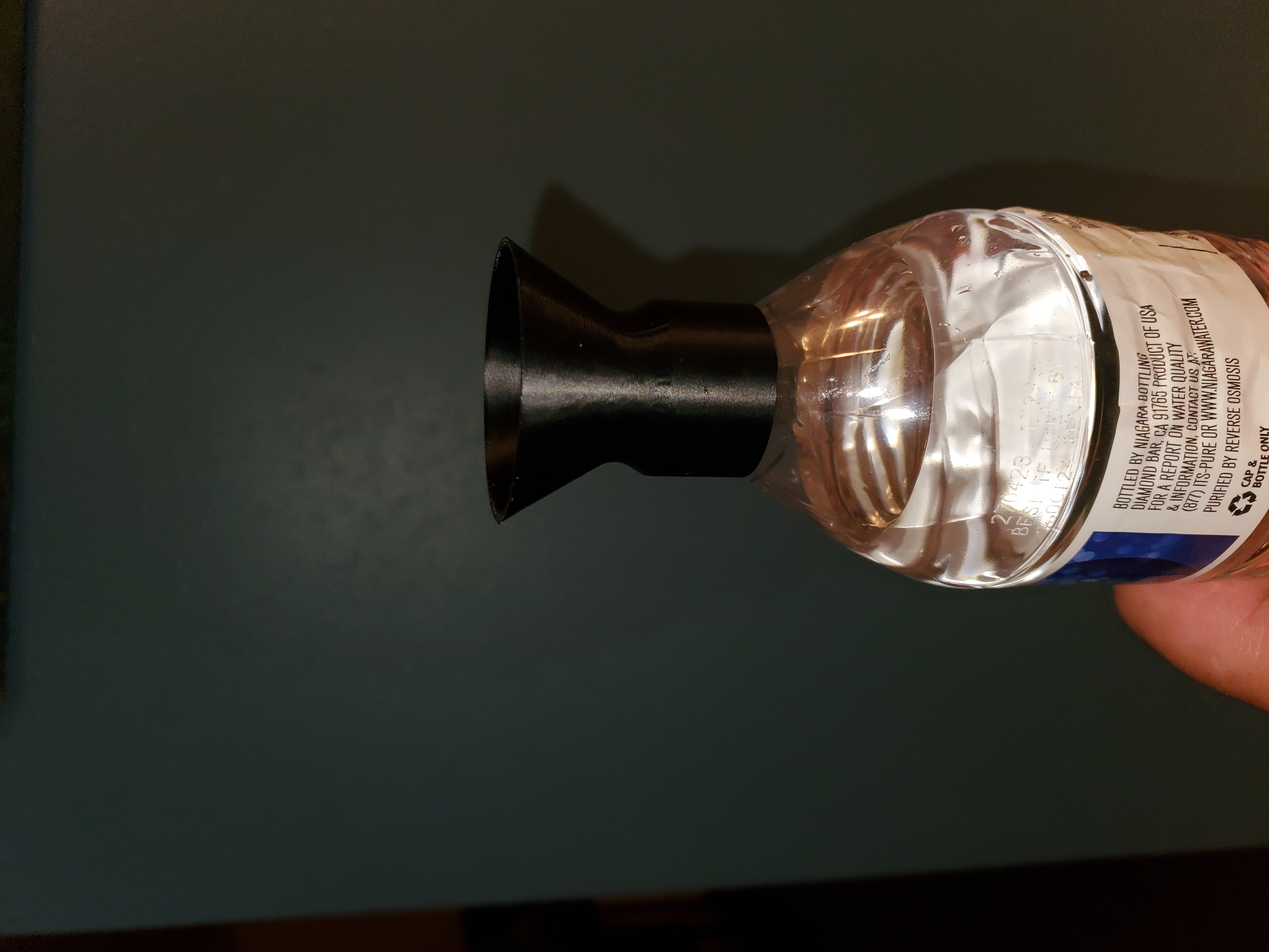 water bottle funnel for powder