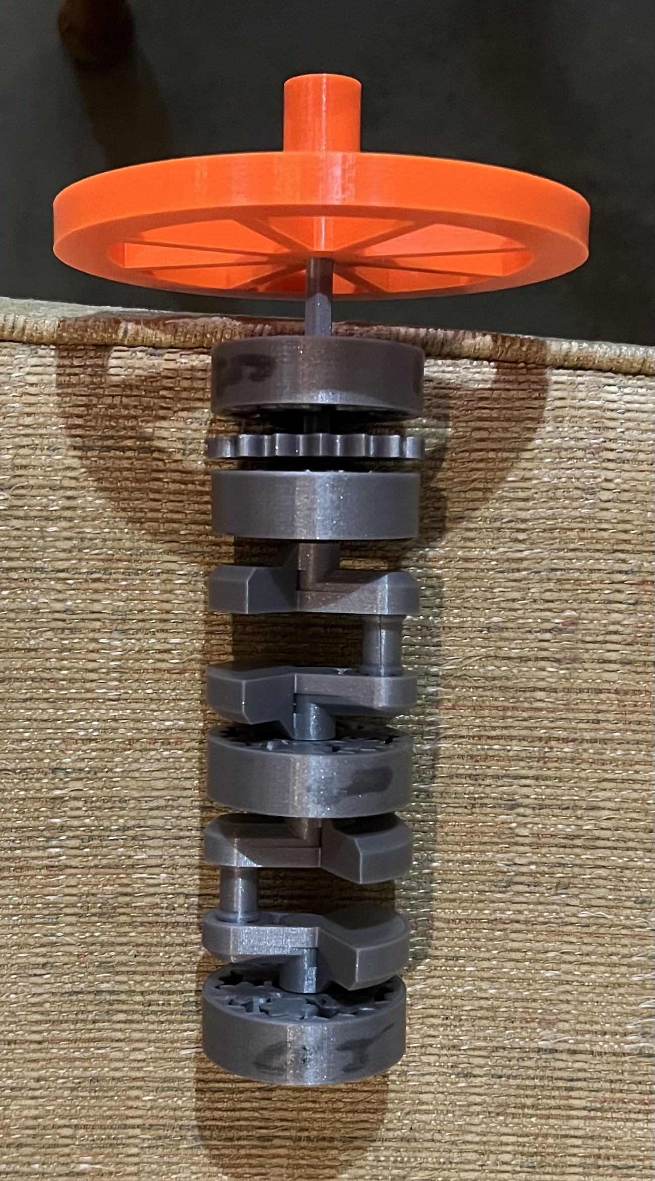 Miniatura 3 do modelo 3D Two Cylinder Inline Air Engine