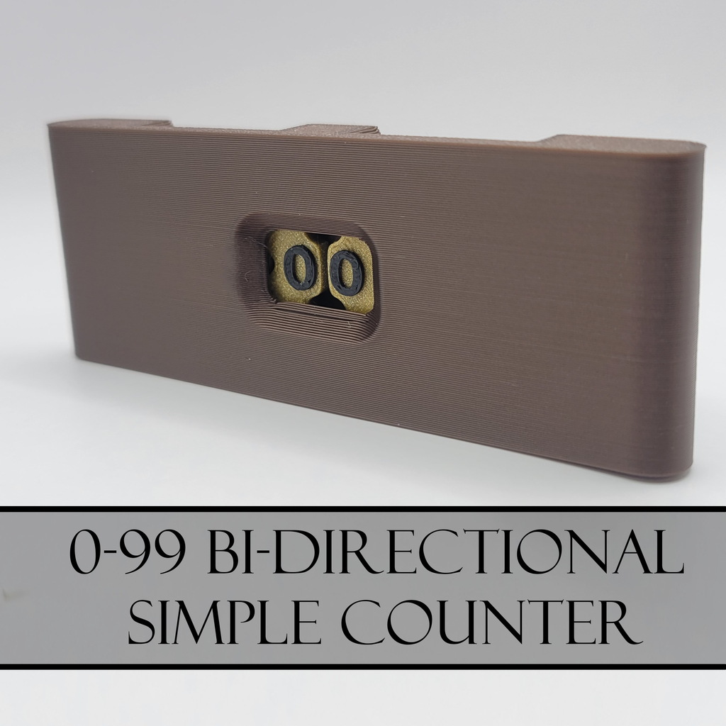 Compact 0-99 Life Counter