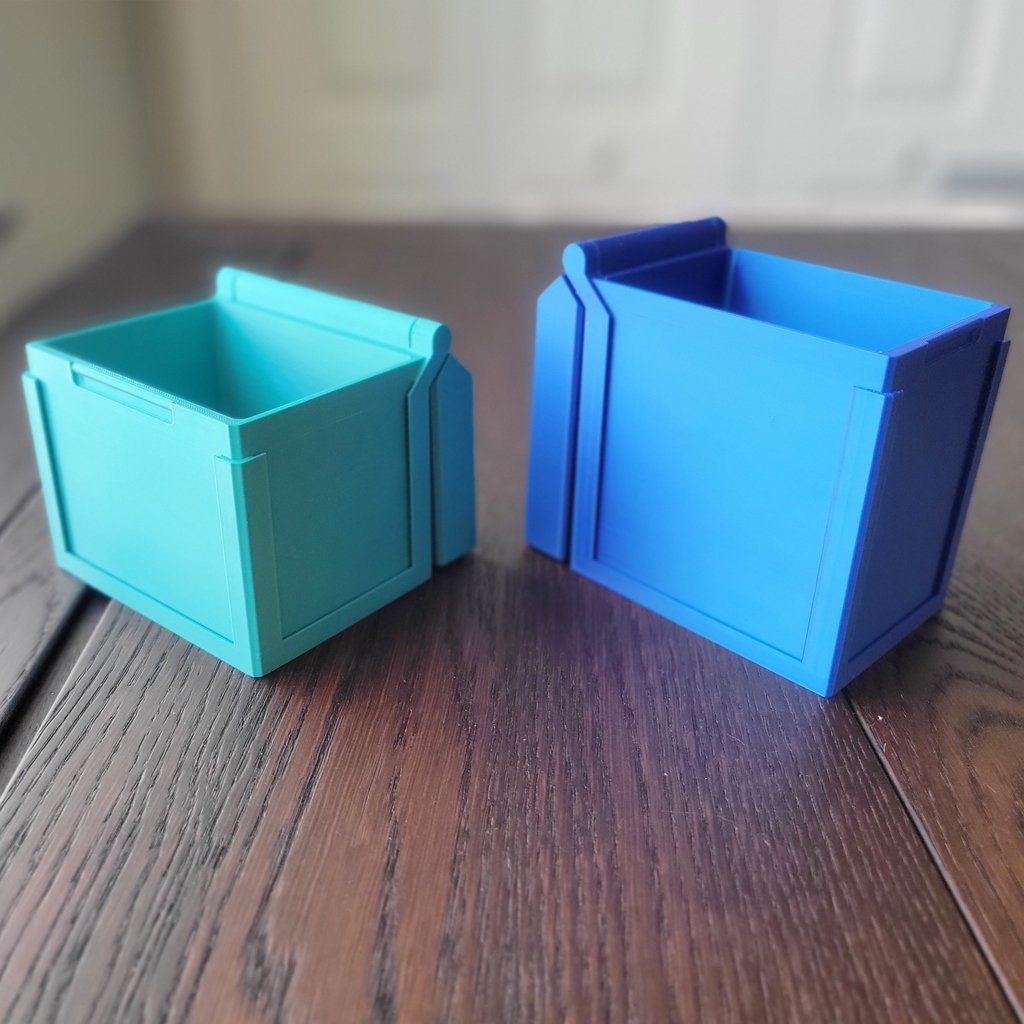 Print in Place Deck Boxes with Snapping Lid