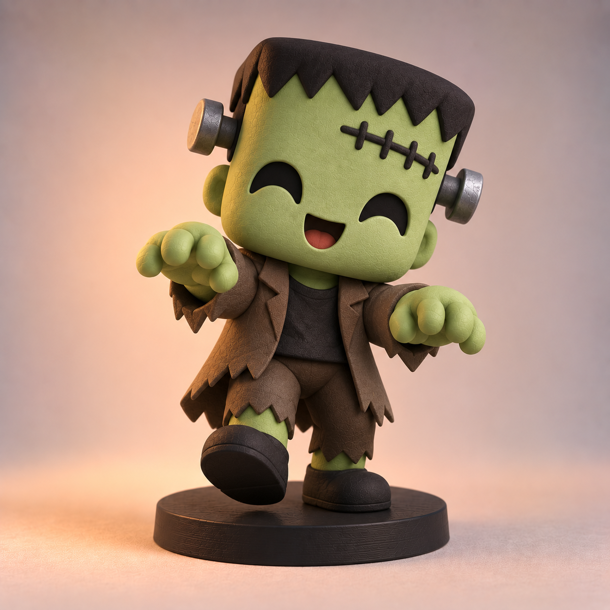 Halloween Chibi #7 – Little Frankenstein | Easy to Print