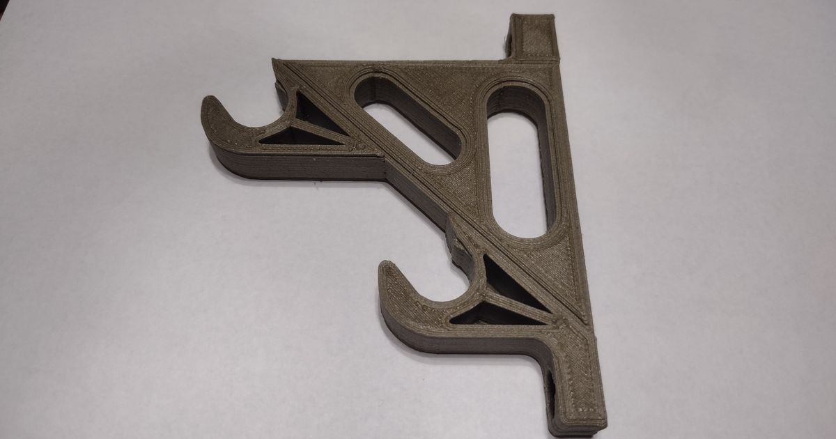 Curtain Rod Hanger/bracket by AT3chnicality Download free STL model