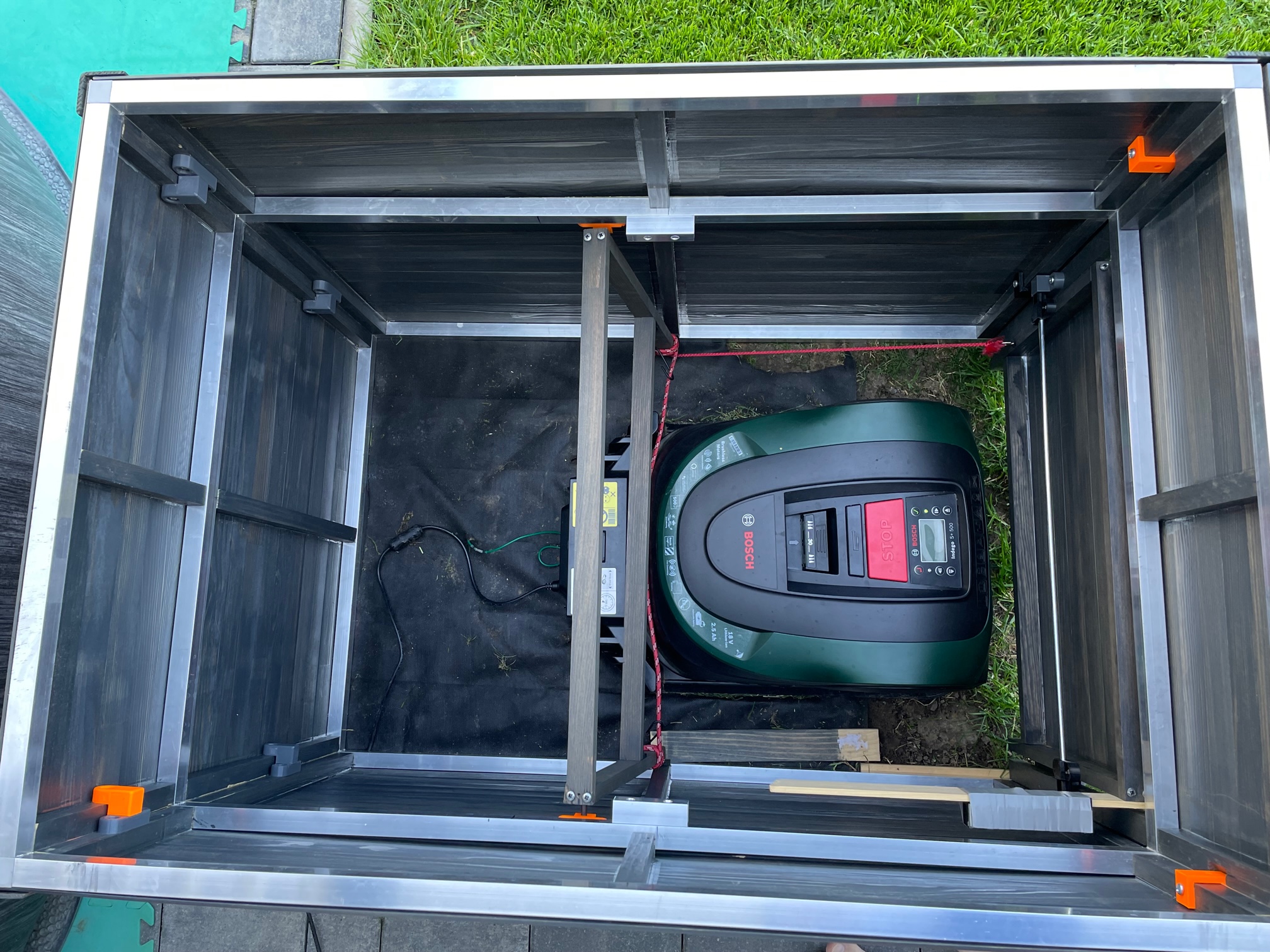 Bosch Indego Robot lawn mower Garage / House by stikyworld Download