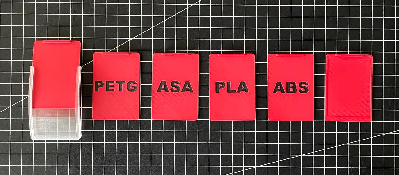 Bambu Lab AMS Filament Schilder / Bambu Lab AMS Filament Signs/Tags by ...