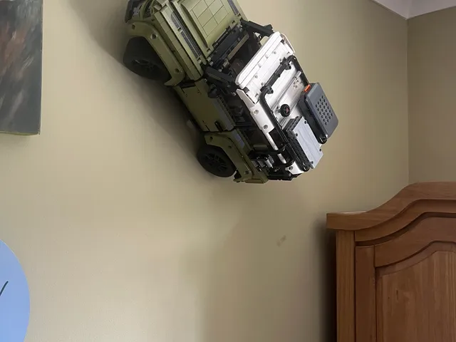 Lego Land Rover Defender Flat to Wall Mount Fully Rotateable
