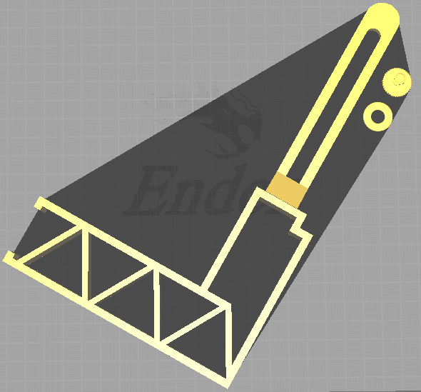 Camera Mount with Boom 3D model thumbnail