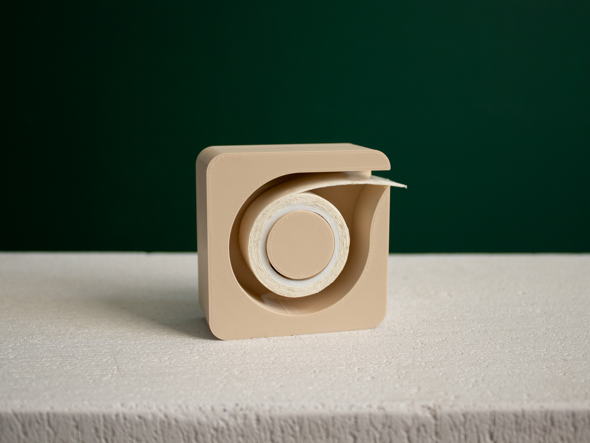 Minimalist Tape Dispenser (desk organizer) by Slimprint Download free STL model