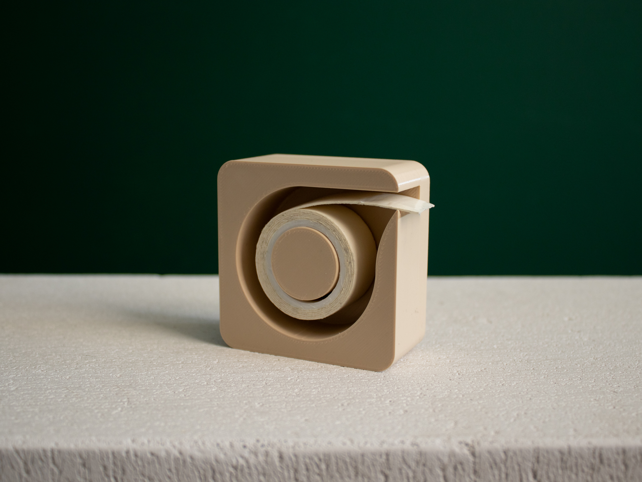Minimalist Tape Dispenser (desk organizer) by Slimprint Download free STL model
