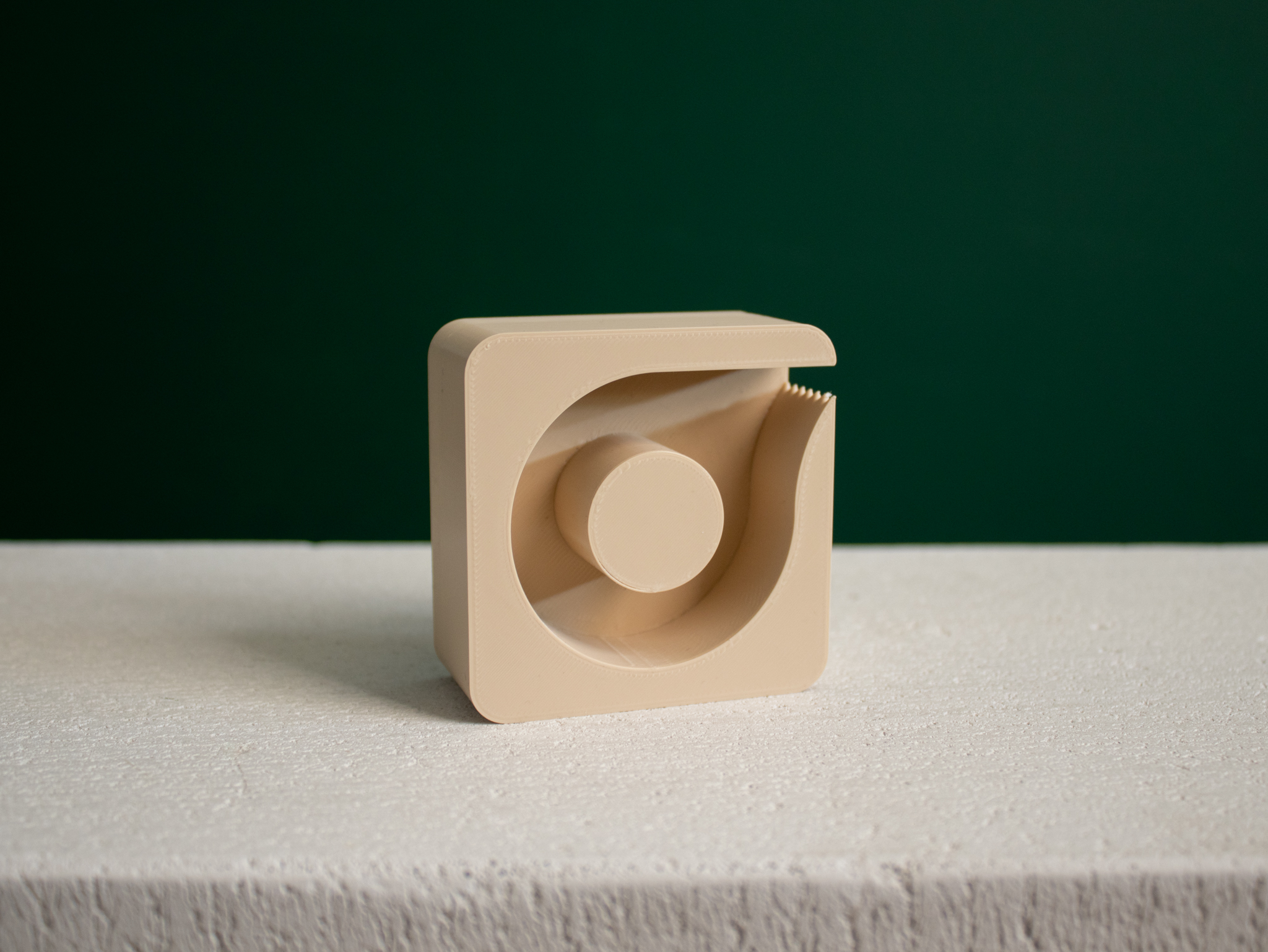 Minimalist Tape Dispenser (desk organizer) by Slimprint Download free STL model