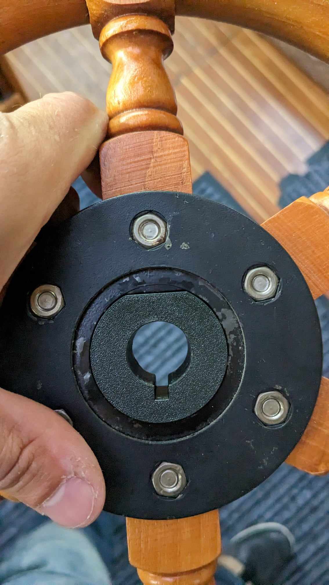 Nauticat 33 steering wheel spacer by Ceasar Download free STL model