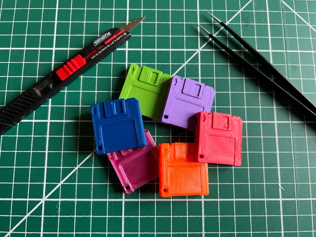 Micro Floppy Disk Material Swatch