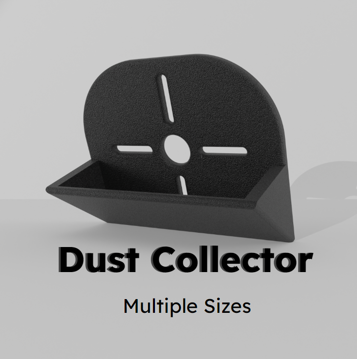 Drilling Tool and Dust Collector  !!!4 sizes!!! (Small form factor)