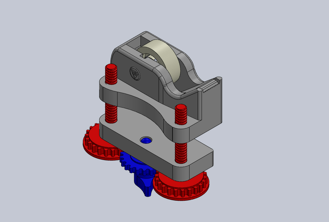 Clamp on Tape Dispenser