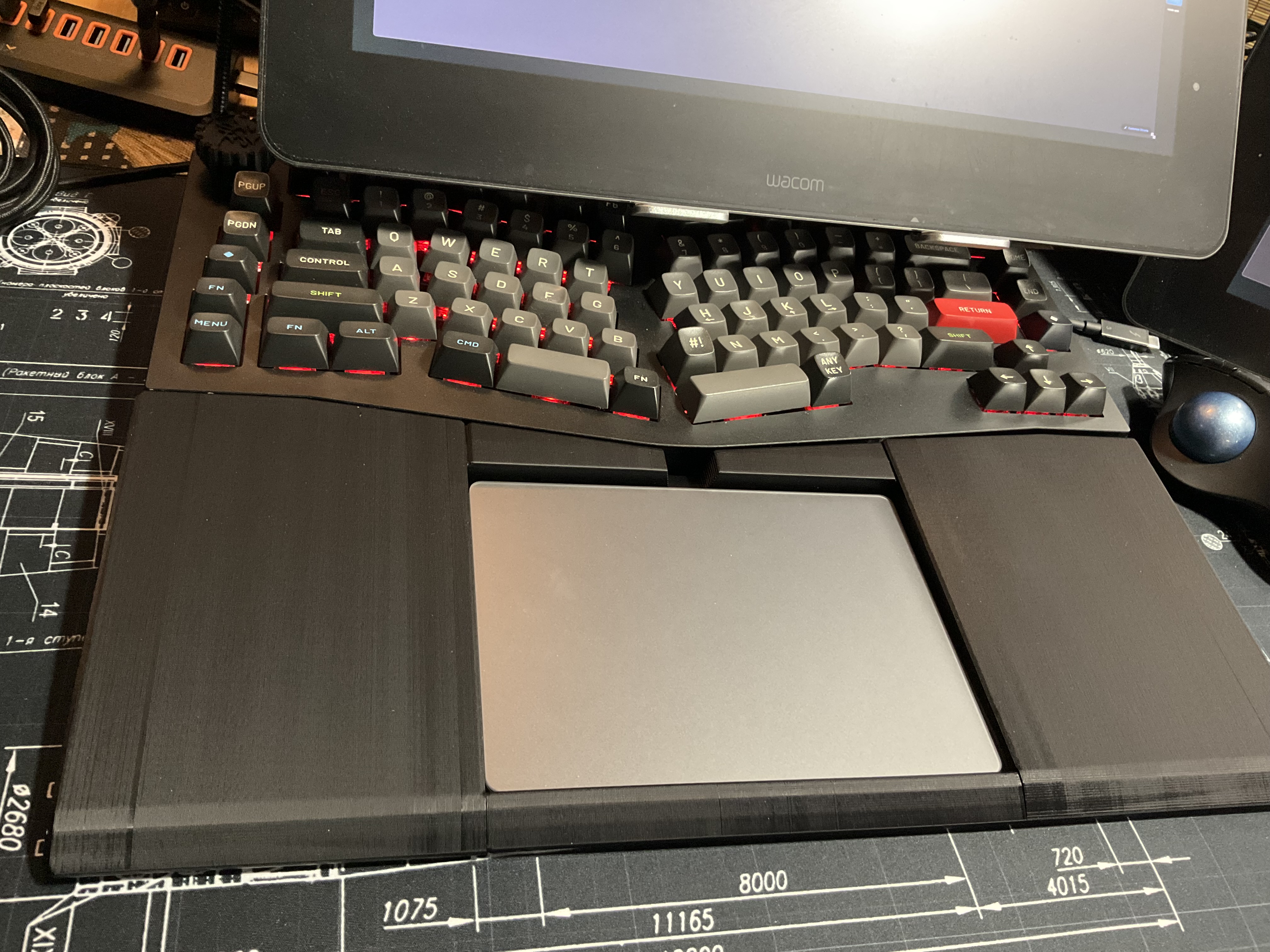 Keychron Q10 wrist rest ver.2