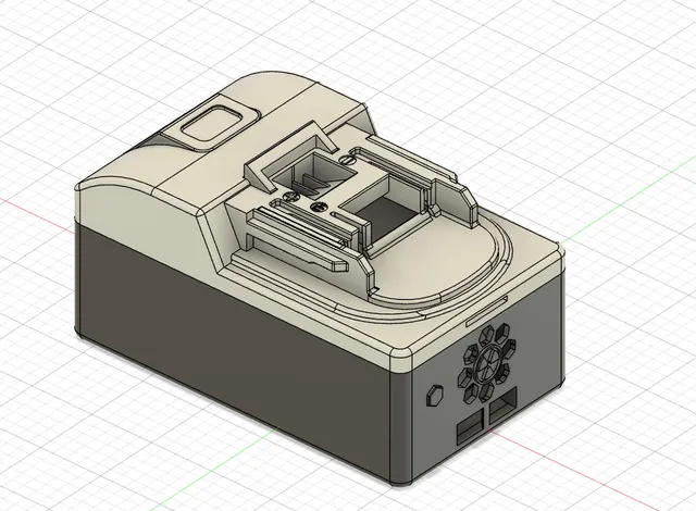 Compact 21700 Battery Akku Case Enclosure with aktive Cooling Makita 18V Compatible