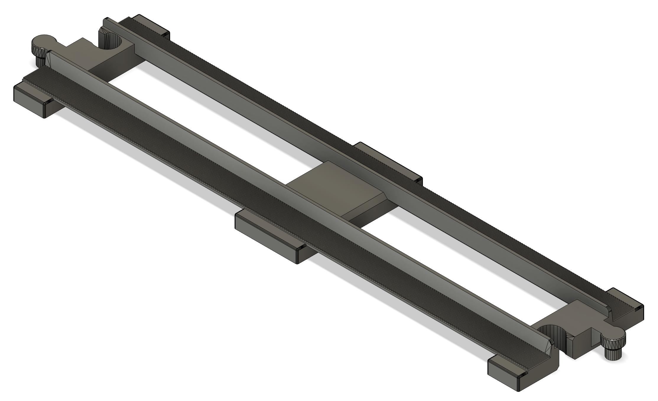 Duplo-compatible double length train track