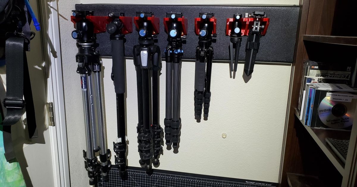 Tripod Wall bracket by Divideby0 Download free STL model