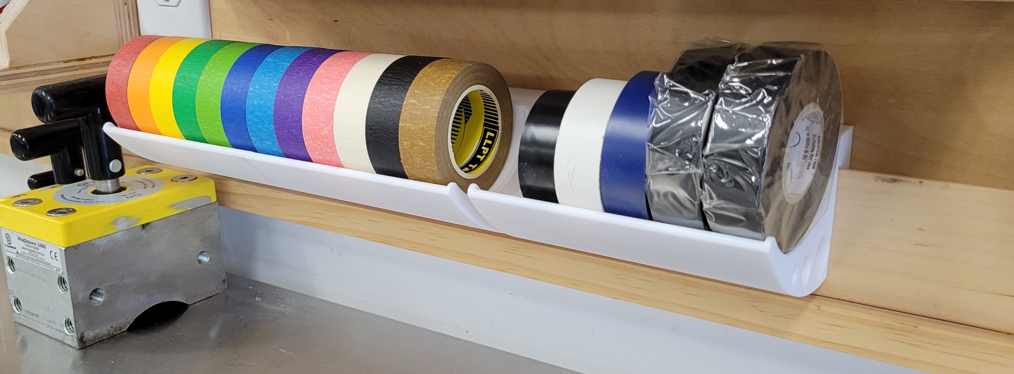 French Cleat Small Roll Tape Holders by SUGAFREE Download free STL