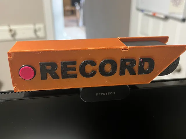 Depstech Web Camera Cover with reminder to record