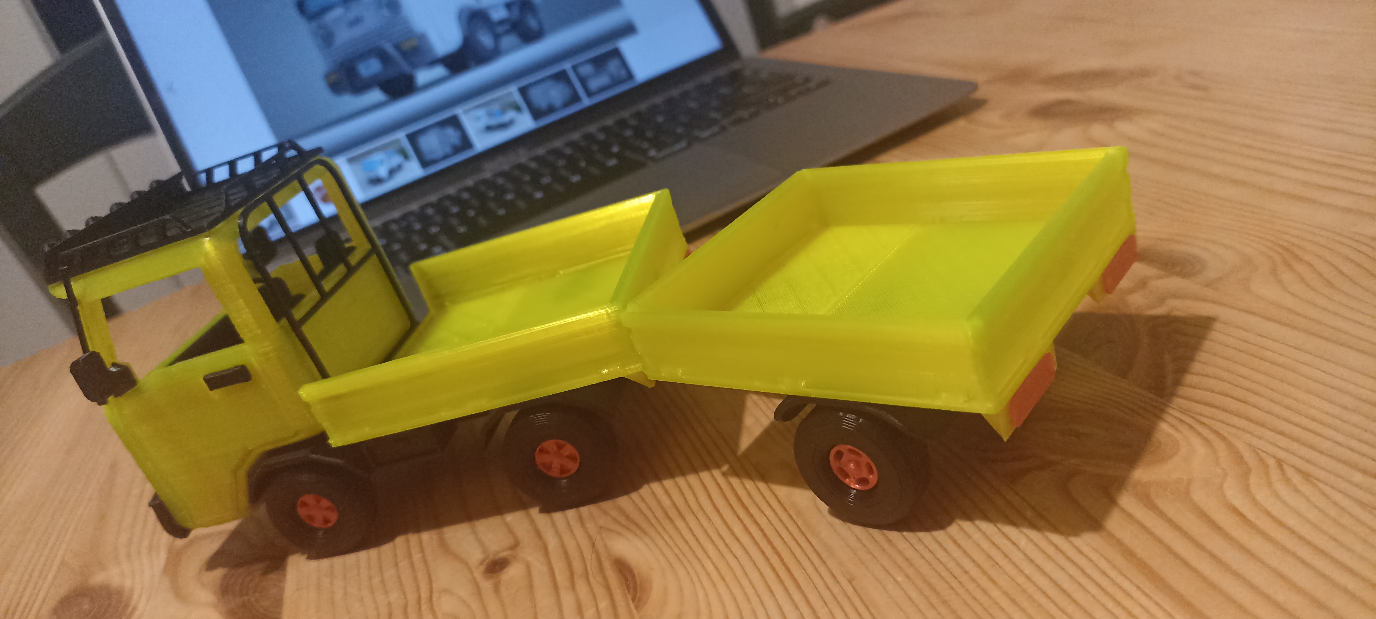 Trailer and tow hitch for the Kei Truck by Misael | Download free STL