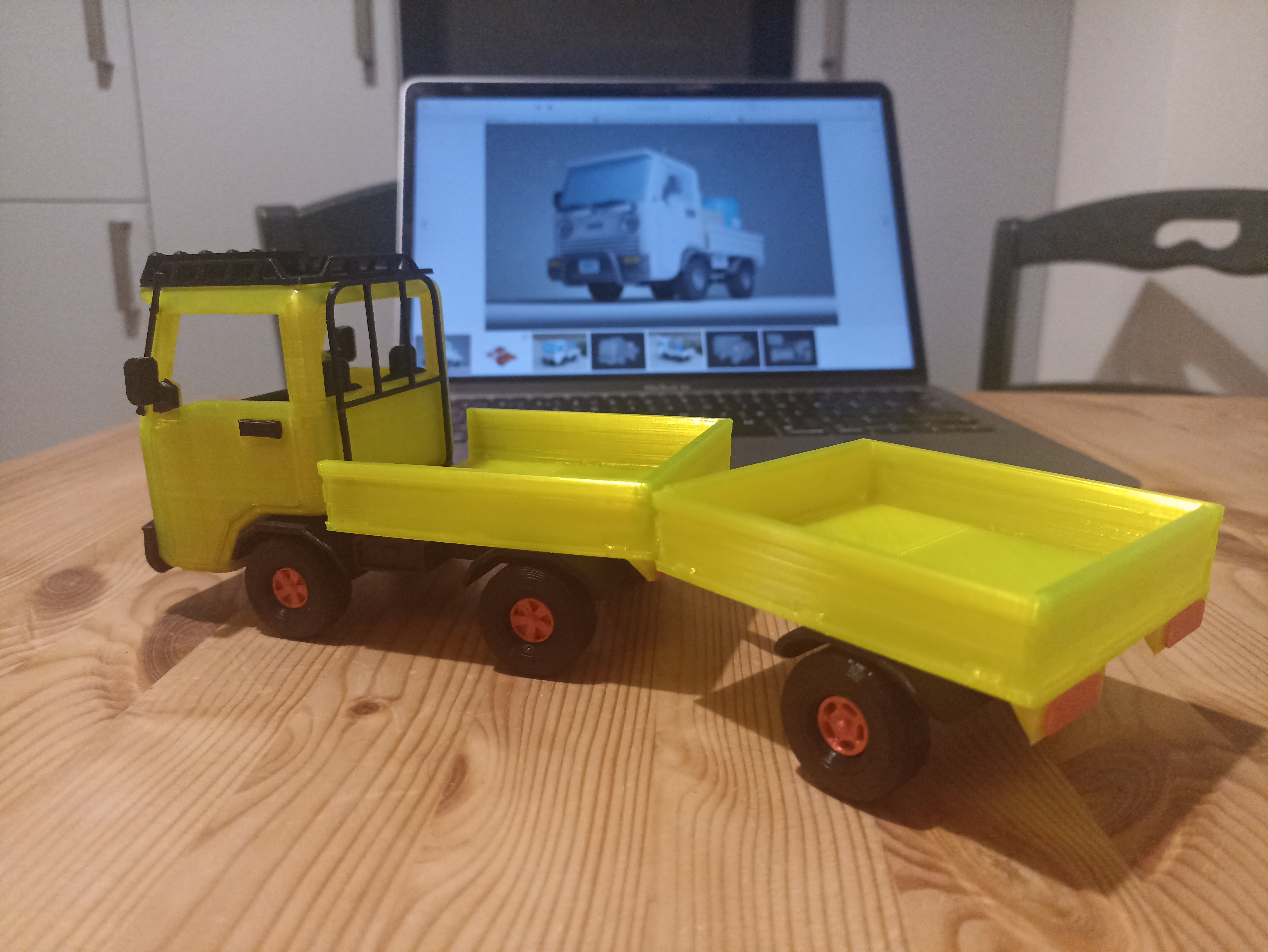 Trailer and tow hitch for the Kei Truck