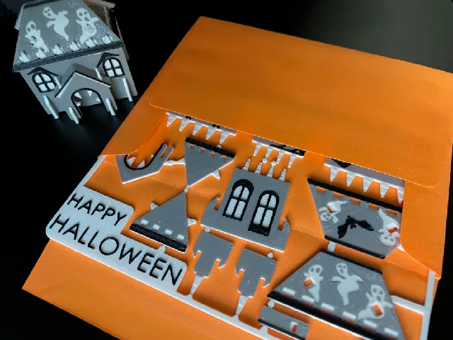 Halloween Card - Haunted House Kit