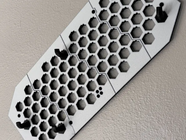 Honeycomb Modular Hat Rack