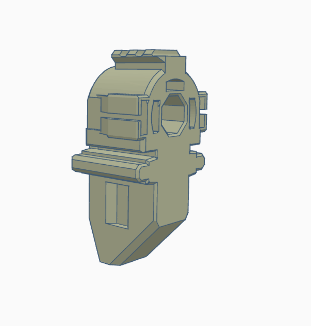 Printed barrel front for Frayed knot