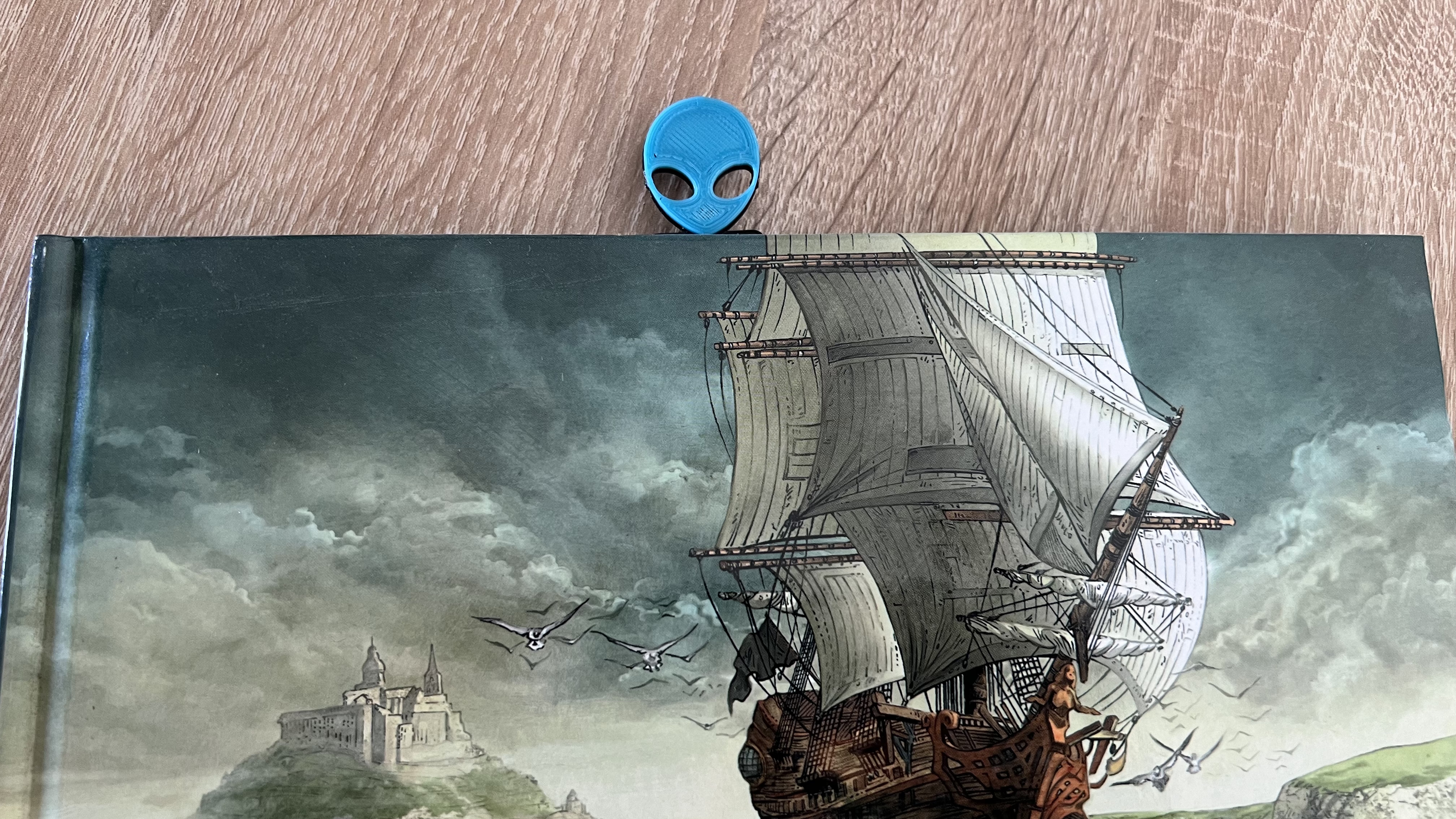 Miniatura 2 do modelo 3D Alien Bookmark