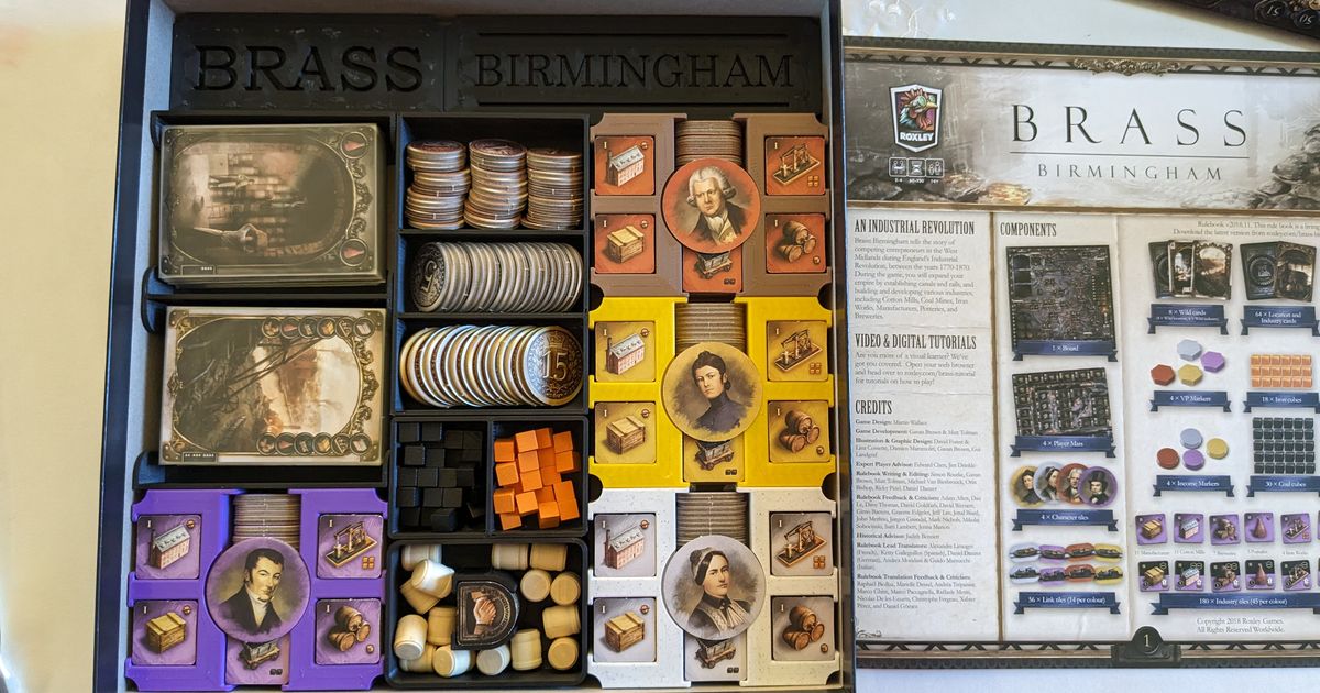Brass: Birmingham (2023 retail printing) by adam_0, Download free STL  model