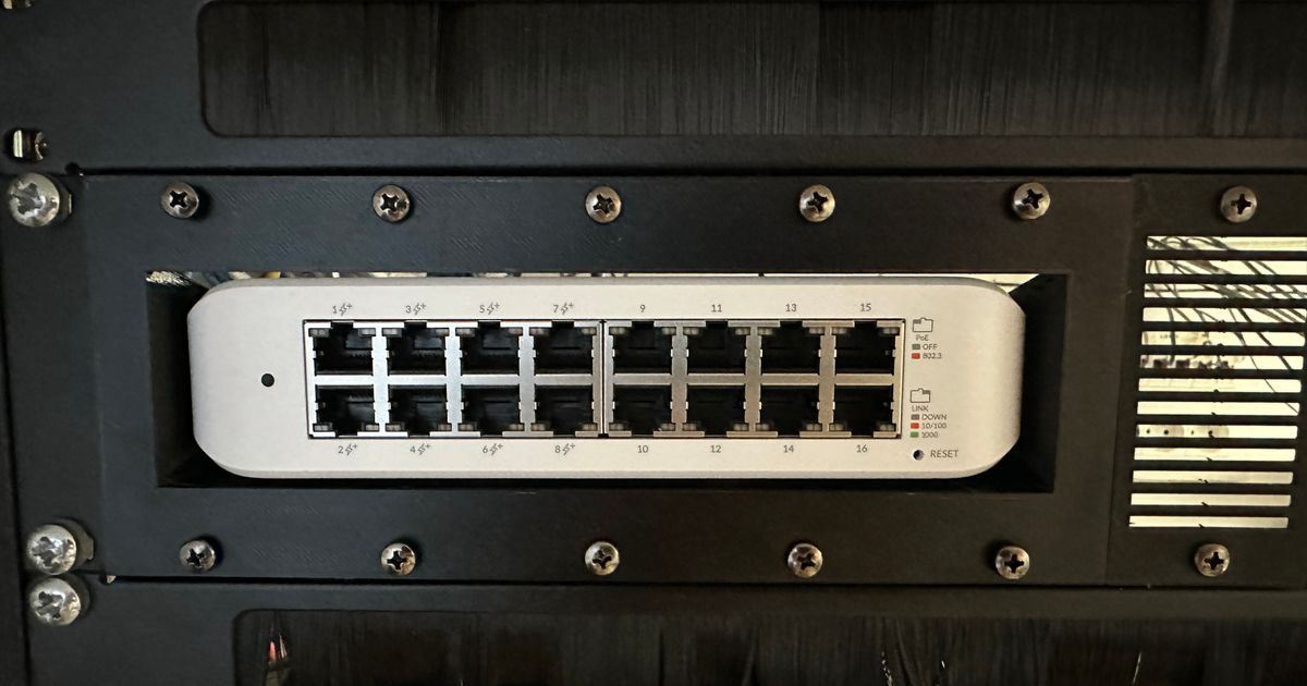 Unifi US16POE Rack Older by Cyril Ed | Download free STL model ...