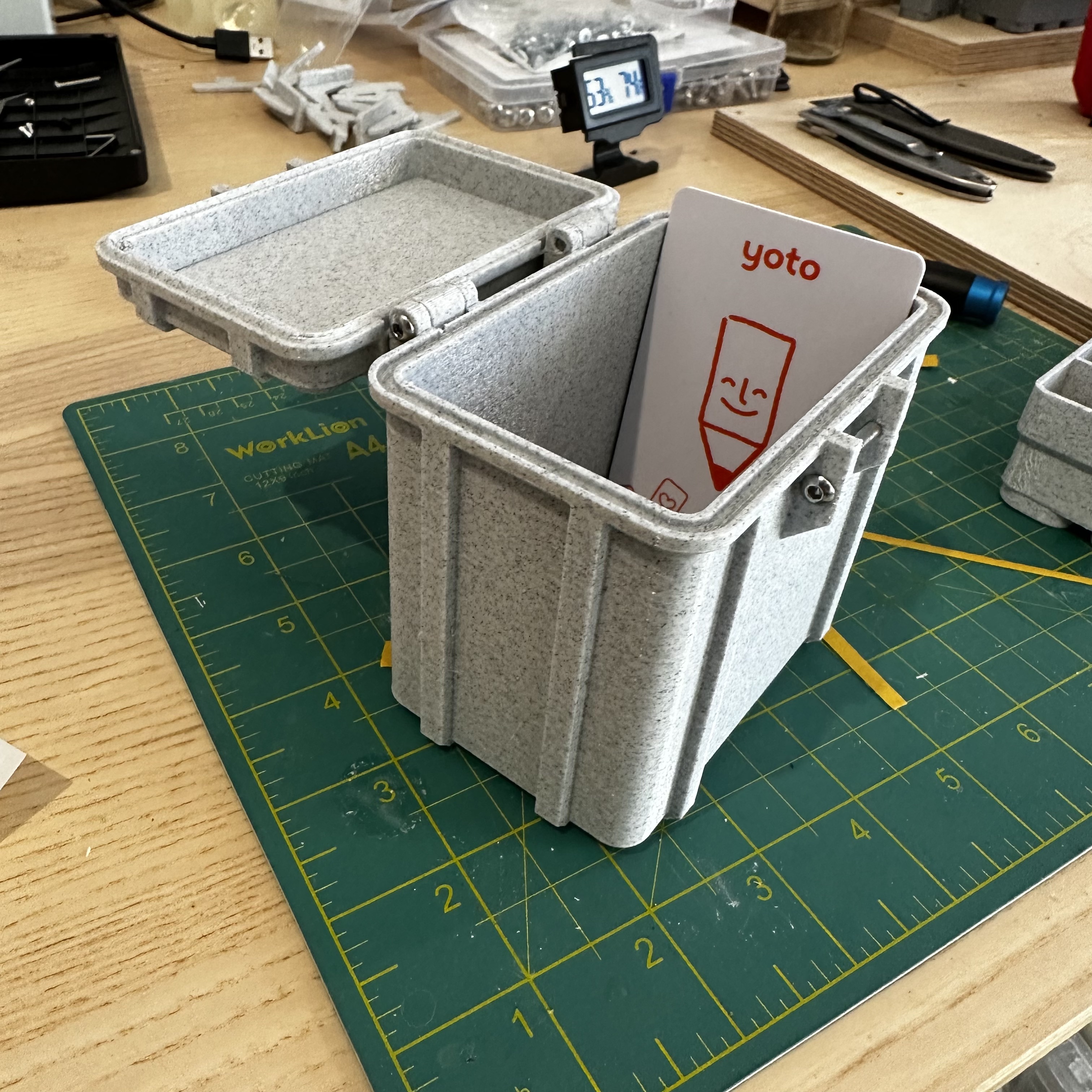 Rugged Yoto Cards Case 3D model thumbnail