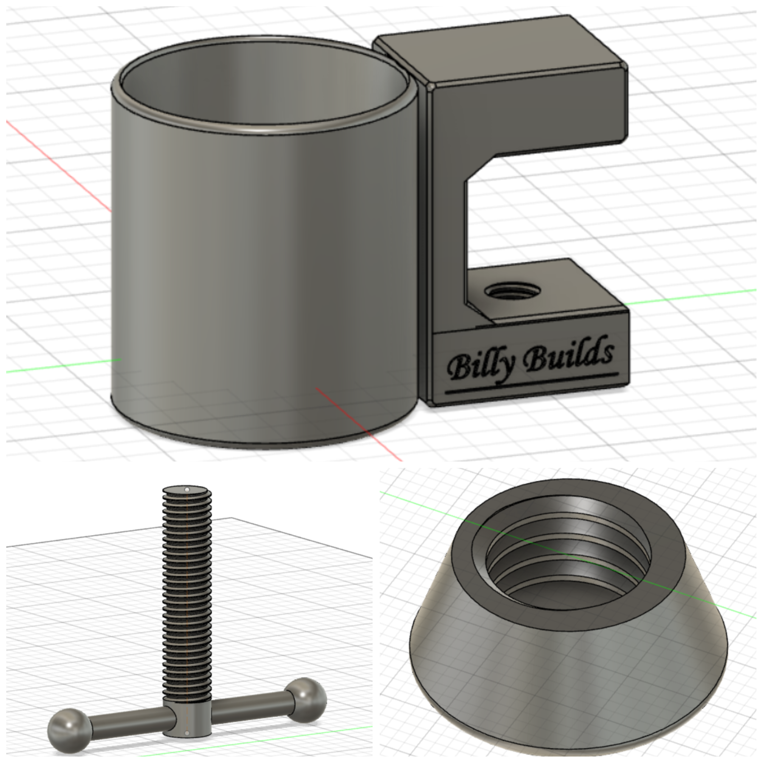 C-Clamp Can/Water Bottle Holder (For Clamp Contest)