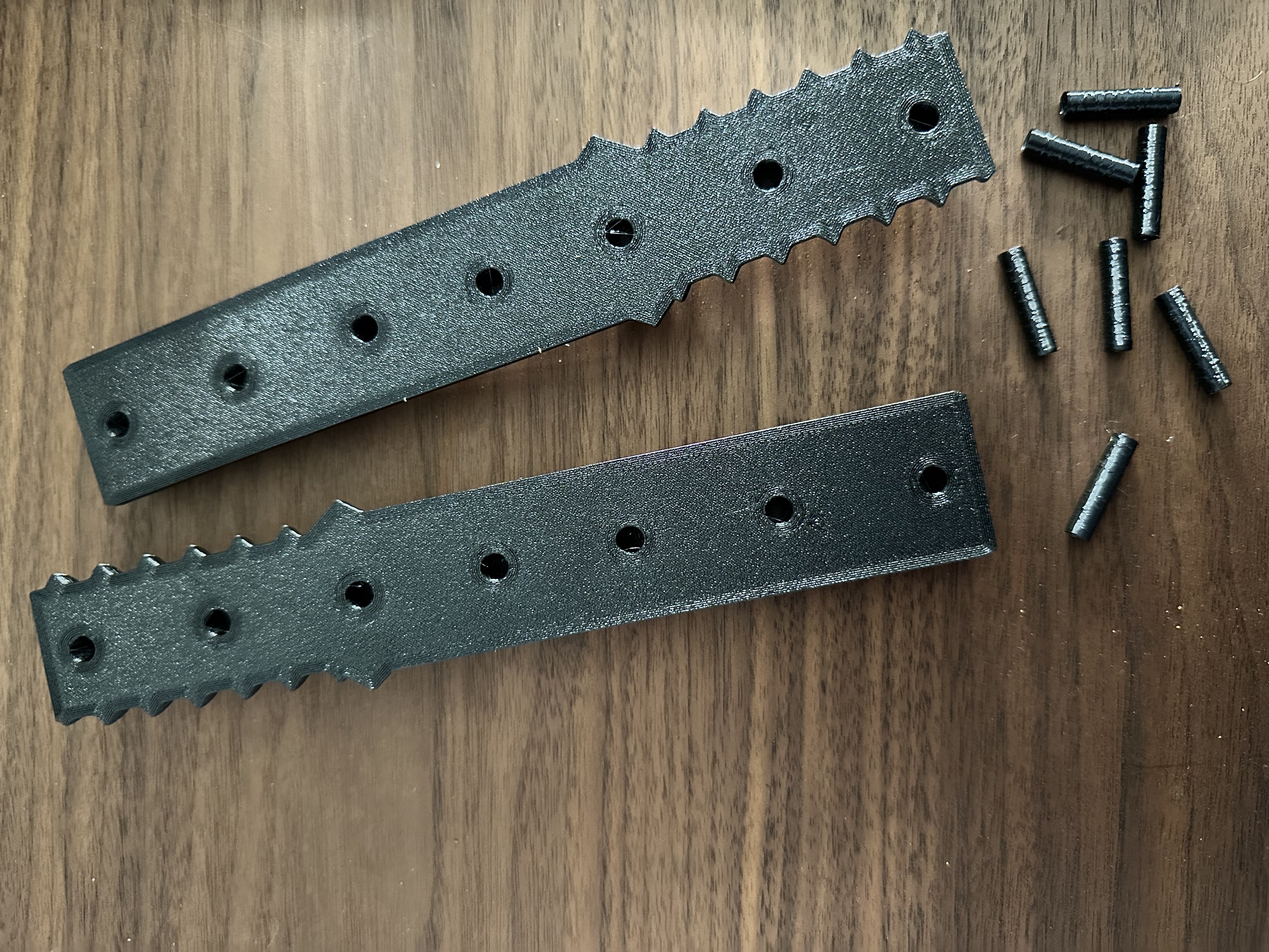 Adult Sized Pool Noodle Sword Handle Assembly w/ Pins