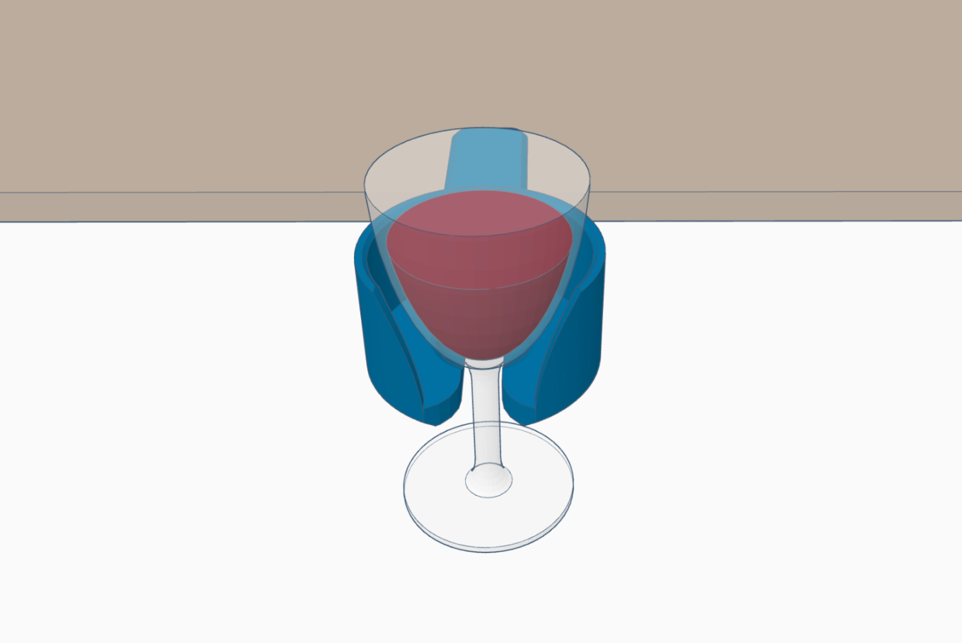 Wine Clamp Holder by jonozilla Download free STL model