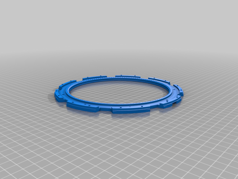 Miniatura 15 do modelo 3D Pegasus Space Gate - Stargate
