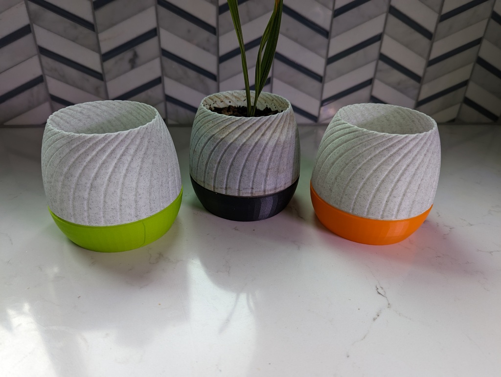 Fusion Planter - Split, "Vase Mode" print