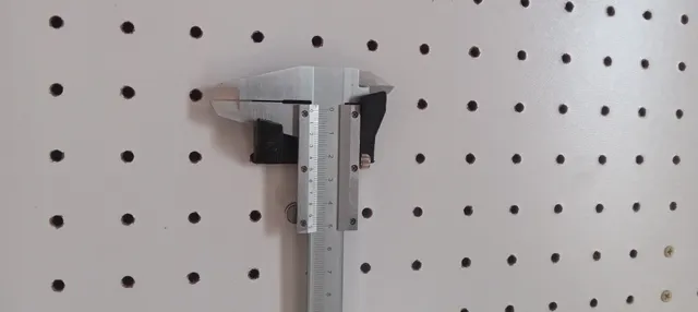 Caliper Holder for Pegboard