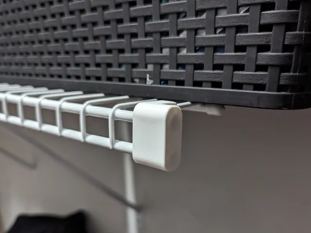 Protector for wire closet organizer shelf