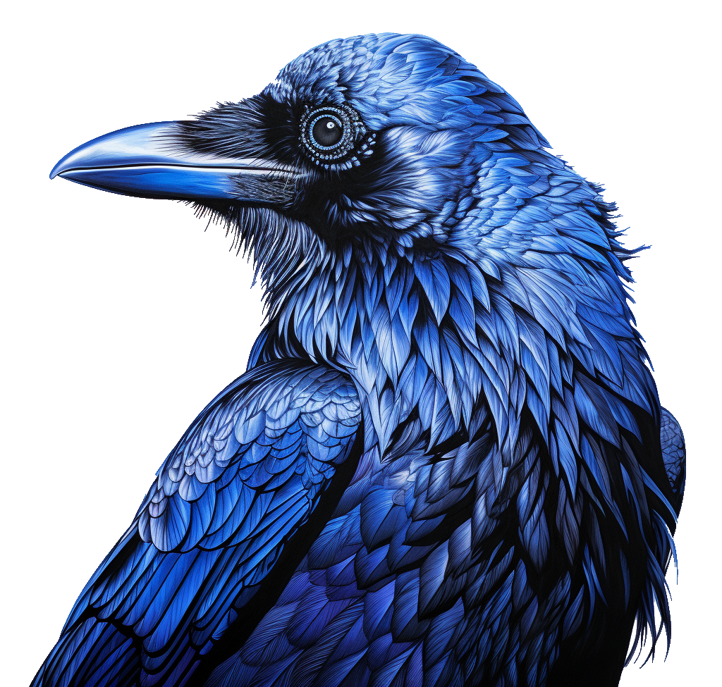 HueForge Blue Raven by Nate | Download free STL model | Printables.com