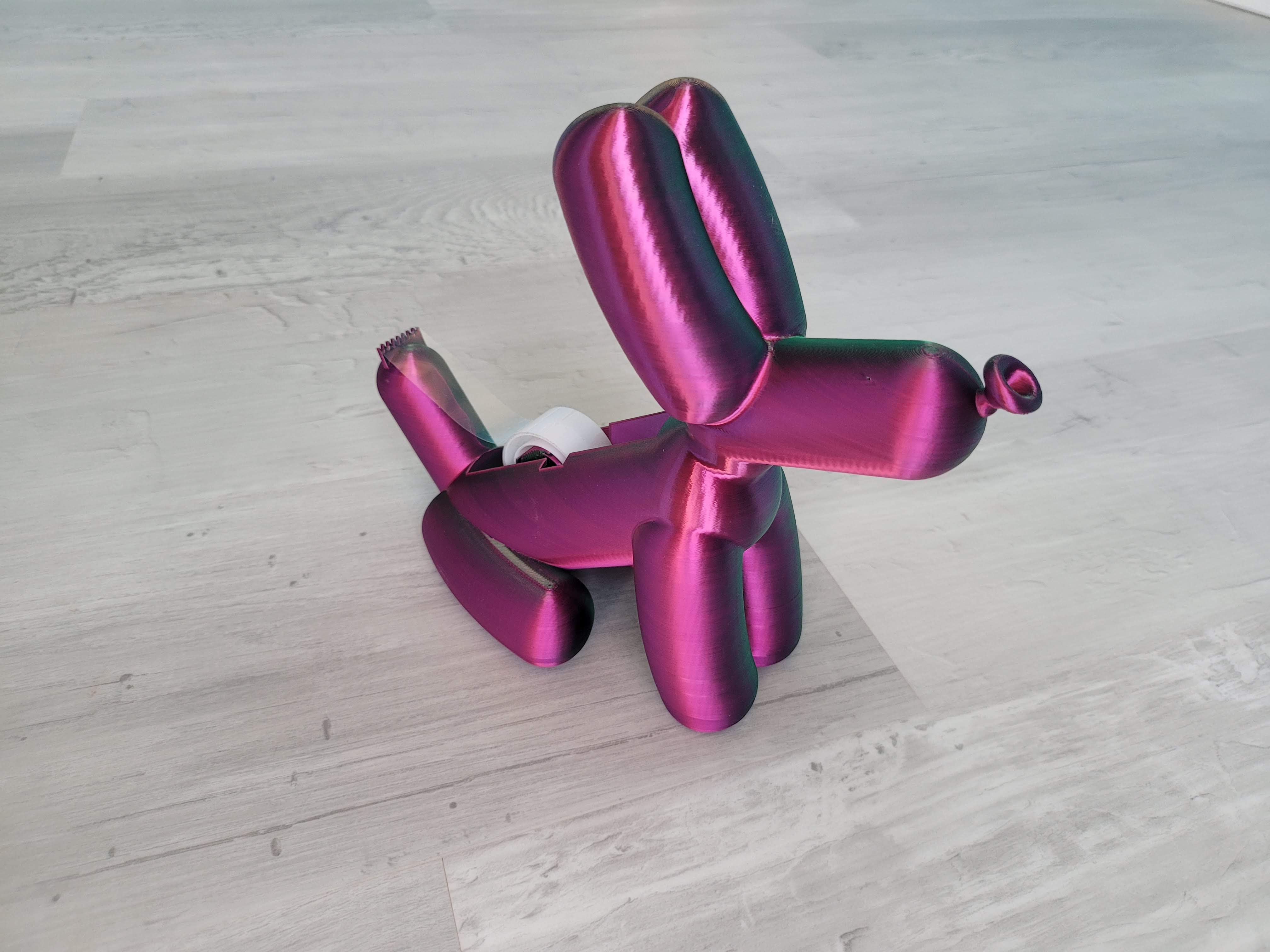 Ballon Dog Tape Dispenser by Mocodroid Download free STL model