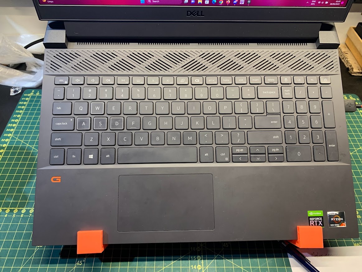 Dell Laptop Stand 30° Angle Dell G15 or others by EduOzzy Download free STL model