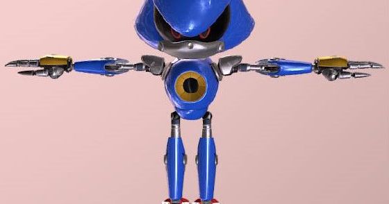 Mecha Sonic 3D model 3D printable