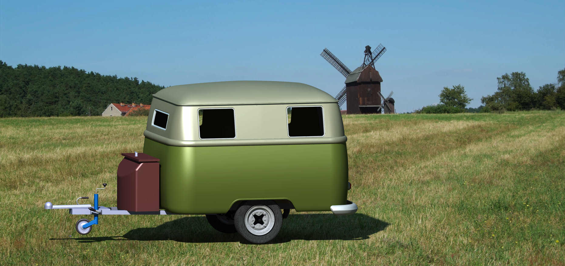 VW T2 Style Camping Trailer