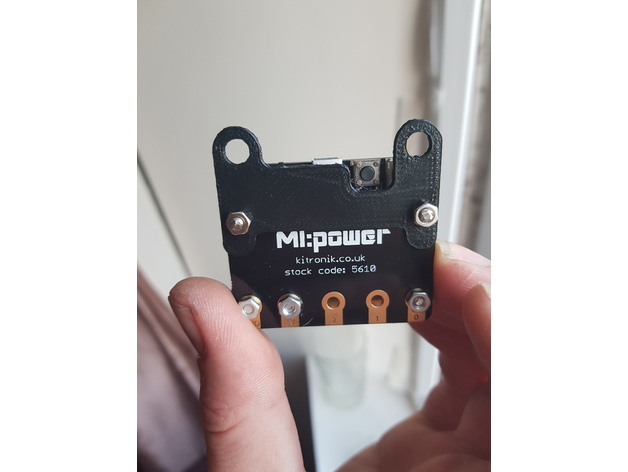 BBC MicroBit Adapter von Sabitech | Kostenloses STL-Modell ...