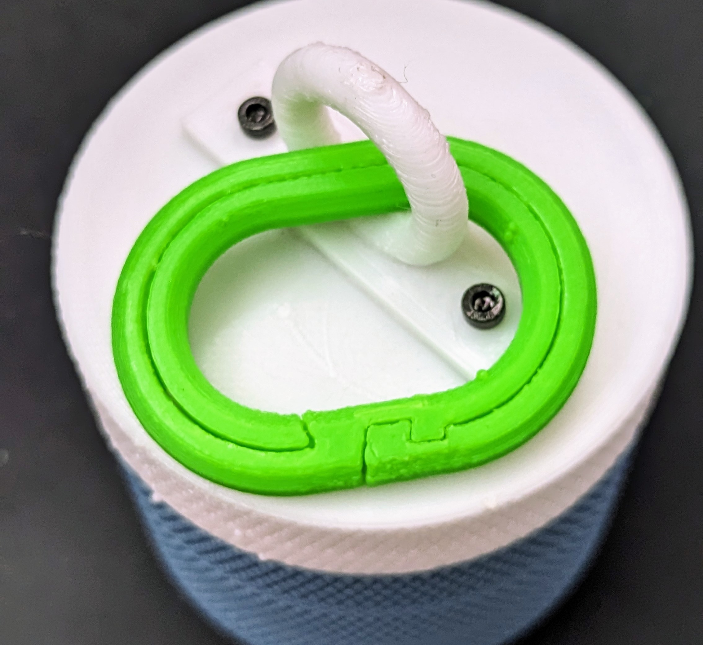Custom Lid for Knurled Container 3D model thumbnail