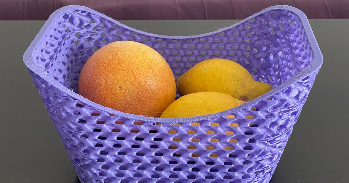 Awesome fruit bowl by jedisct1 | Download free STL model | Printables.com