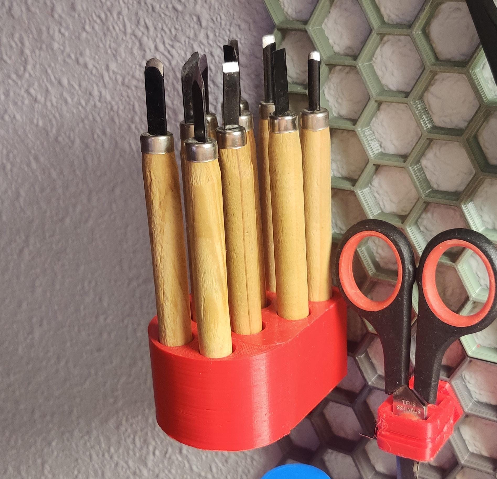 HSW 10pcs Chisel knife holder by Trantor Download free STL model