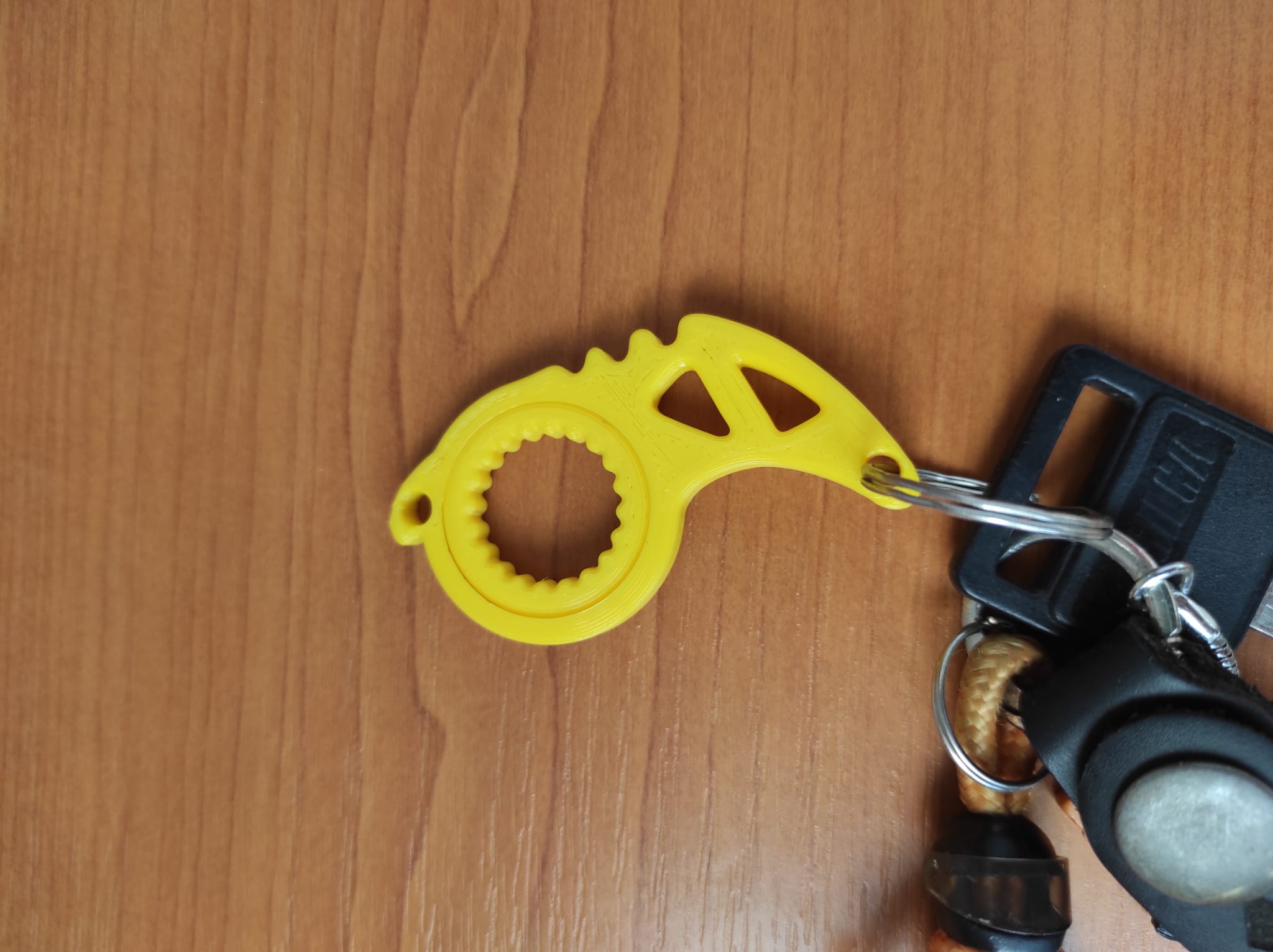 karambit Keychain Spinner Full size by Glitches3DPrints, Download free STL  model